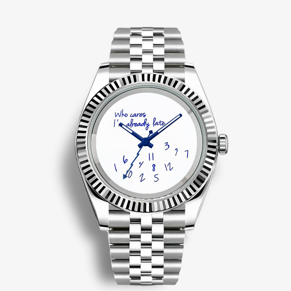 Seiko Mod Datejust Who Cares I'm already late