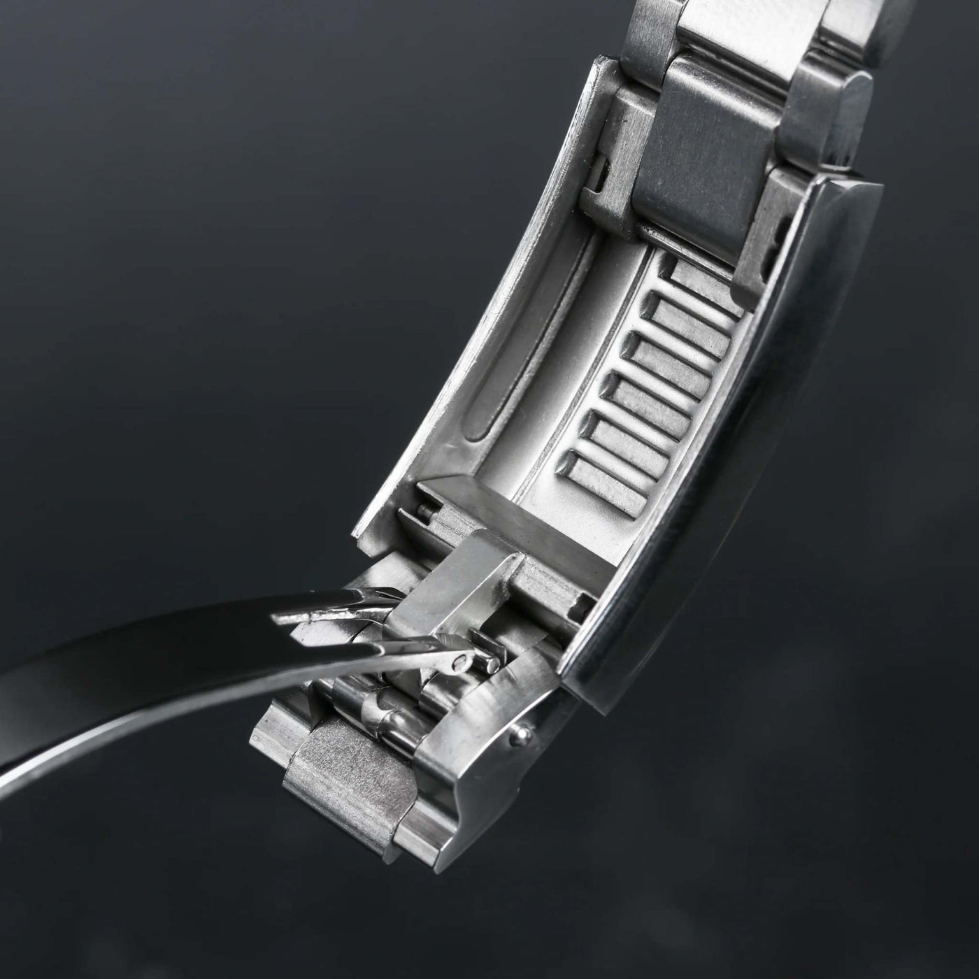 Seiko Mod Datejust Black Arabic Dial