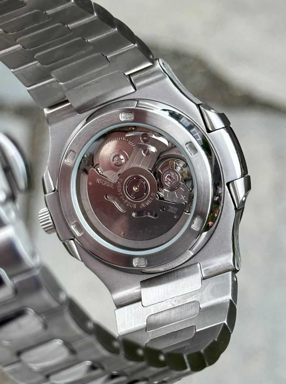 Seiko Mod Nautilus Open Heart Tiffany