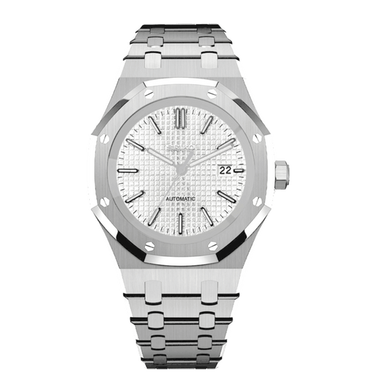 Seiko Mod Royal Oak White Dial