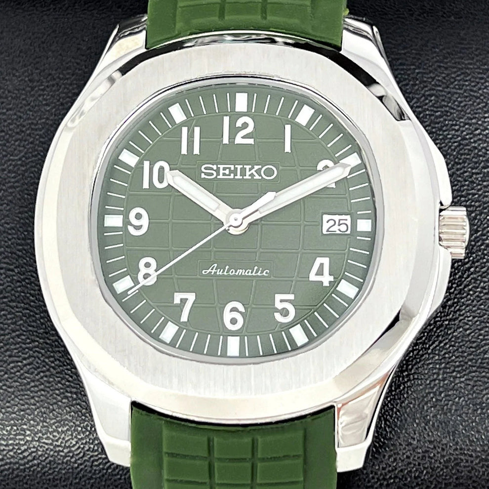 Seiko Mod Aquanaut Green Dial