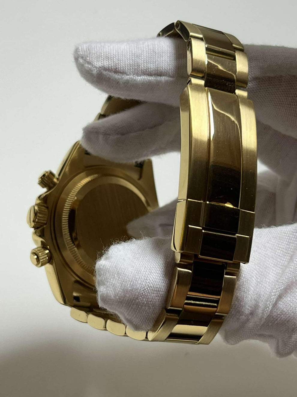 Seiko Mod Daytona Gold Black Dial