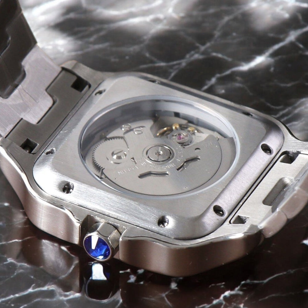 Seiko Mod Santos Green Dial